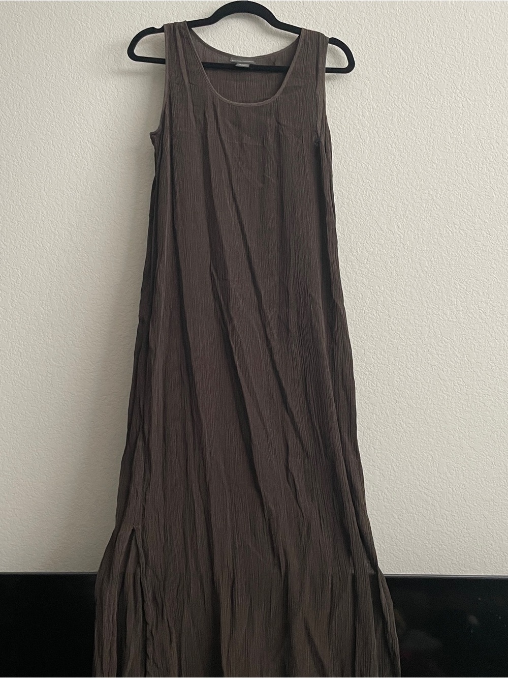 Banana Republic Silk Brown Maxi Dress